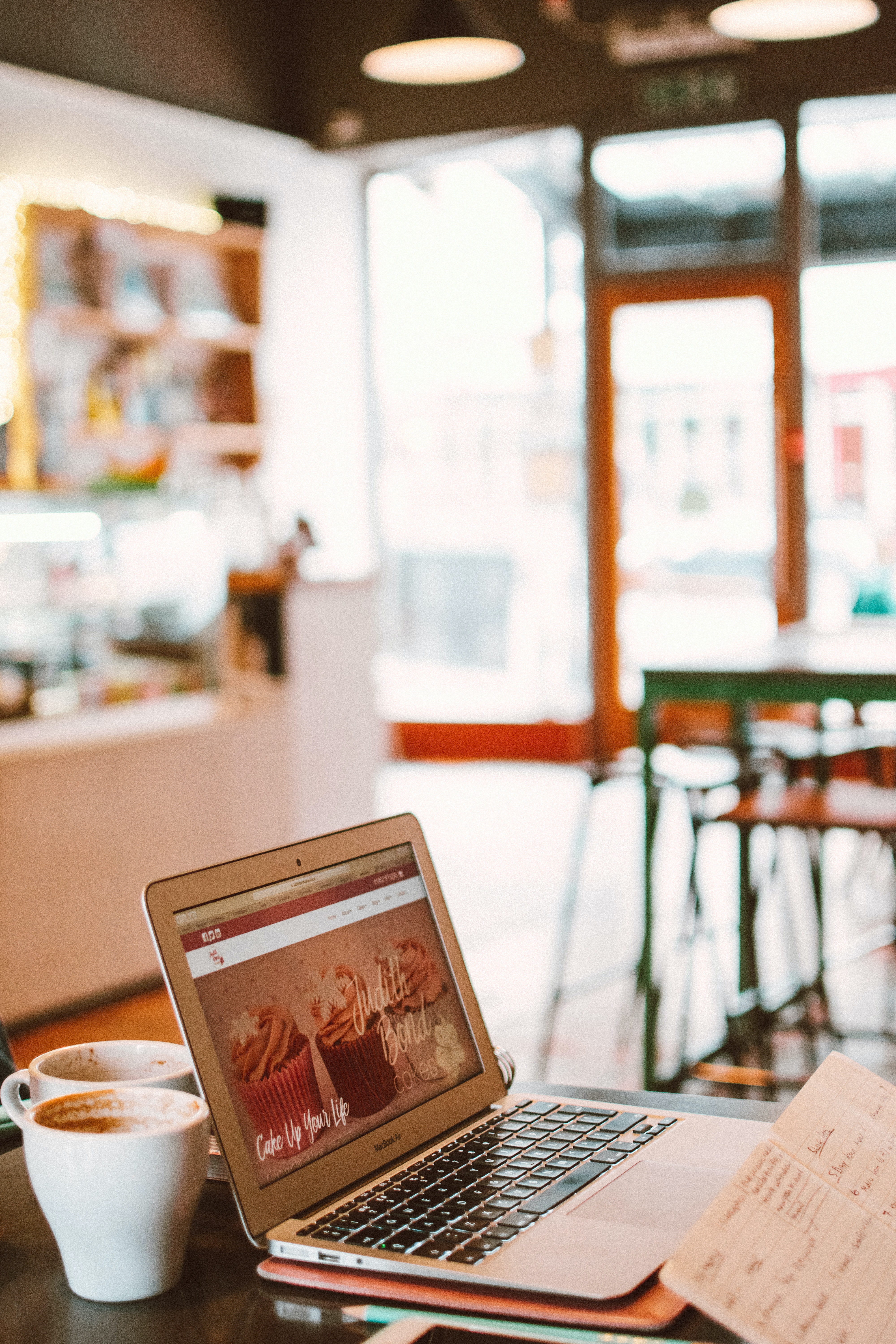 Bright and Welcoming Coffee Shop 